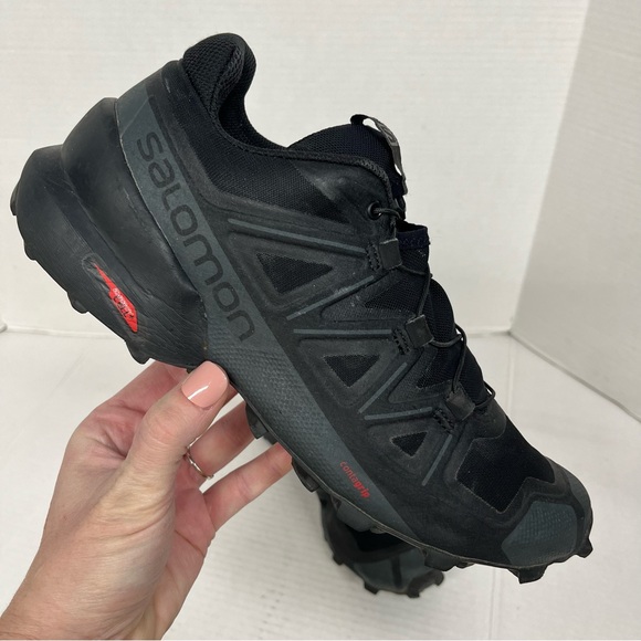 Salomon Shoes - Salomon Women's Speedcross 5 Trail Running Shoes Size 8.5 Black Gray